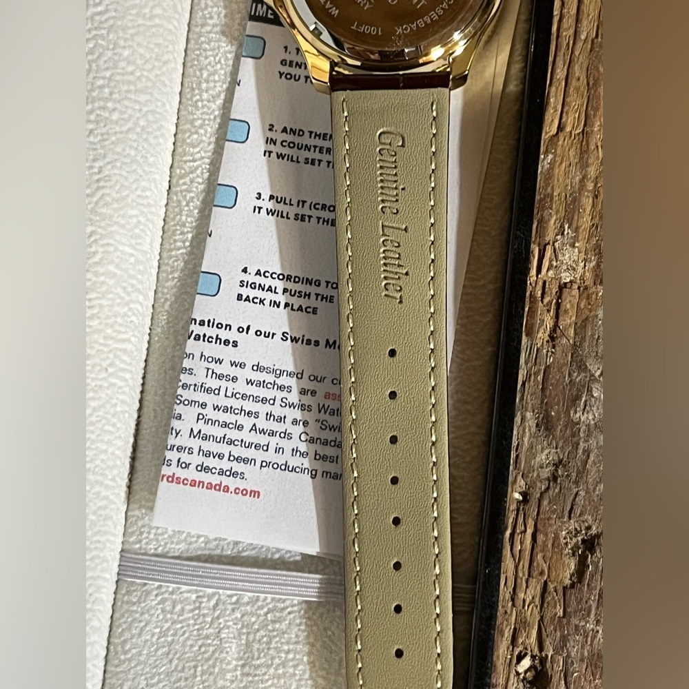 Pinnacle Awards Canada Railroad Wristwatch – Ronda 517 Quartz - Picture 7 of 7